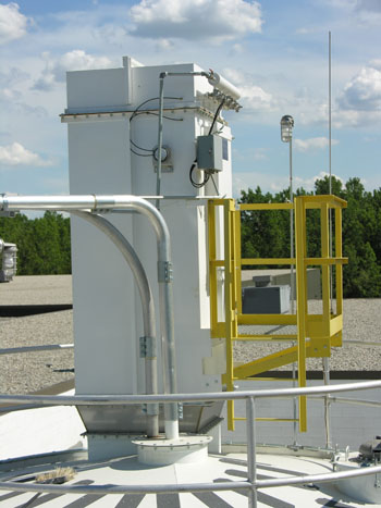 新疆塔里木發電廠渣倉庫頂布袋除塵器已發貨 新疆塔里木發電廠渣倉庫頂布袋除塵器已發貨